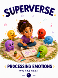 Fun FREE Printable Emotional Regulation WorkSheet: Processing 1