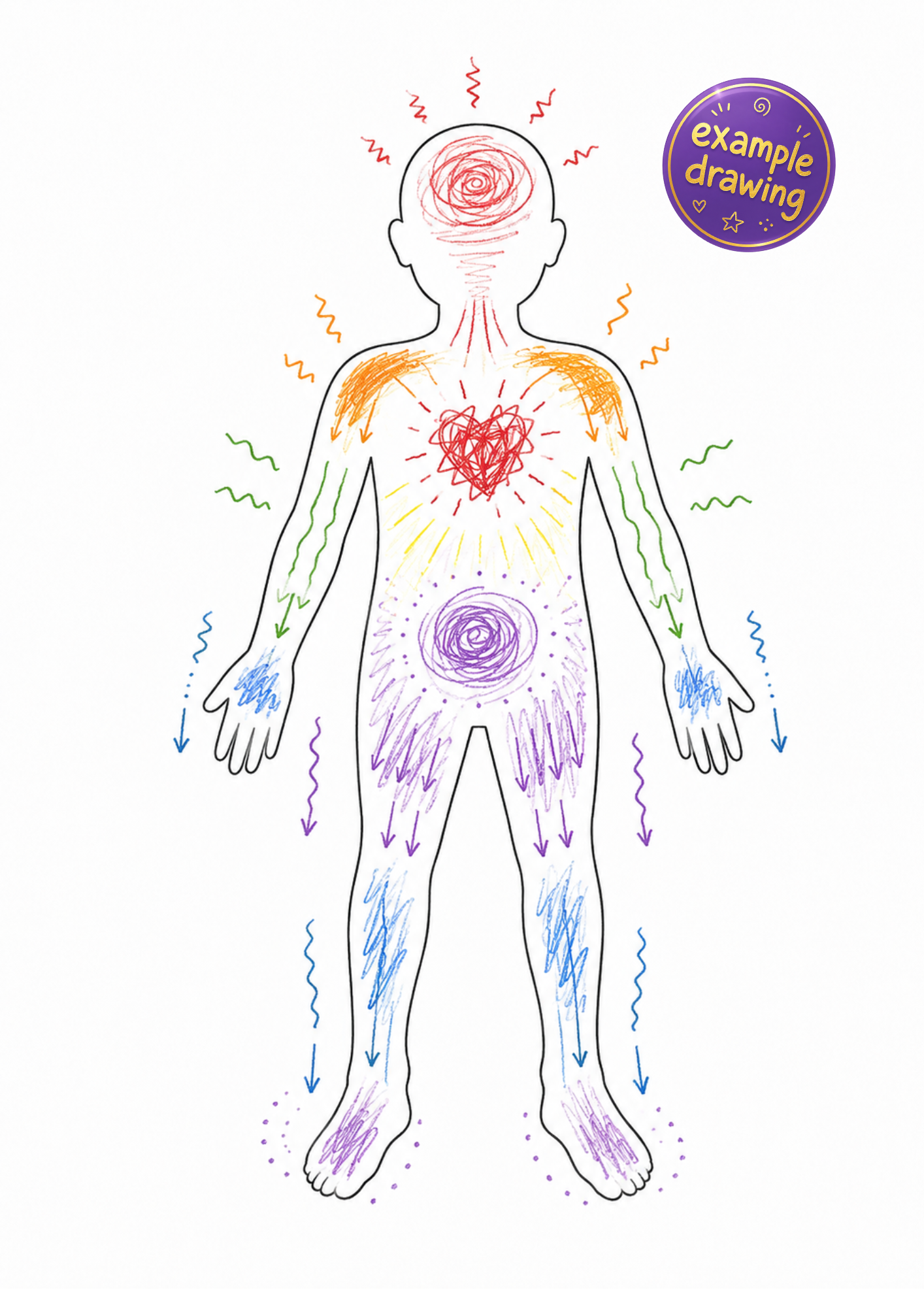 Fun FREE Printable Body Awareness Coloring Worksheet