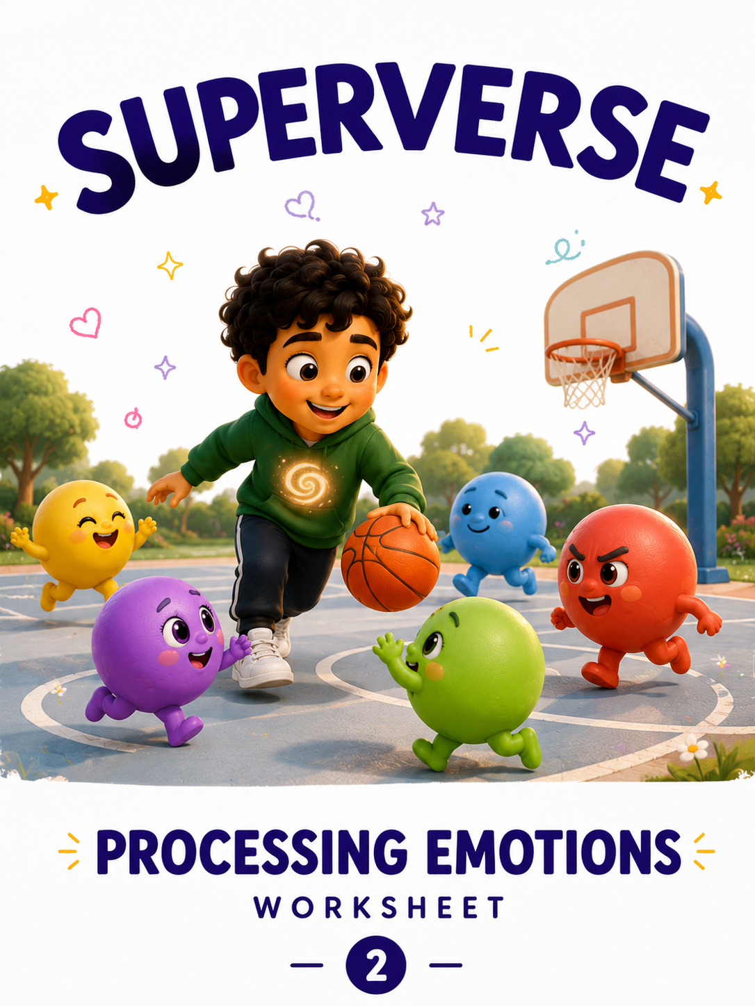 Fun FREE Printable Emotional Regulation WorkSheet: Processing 2