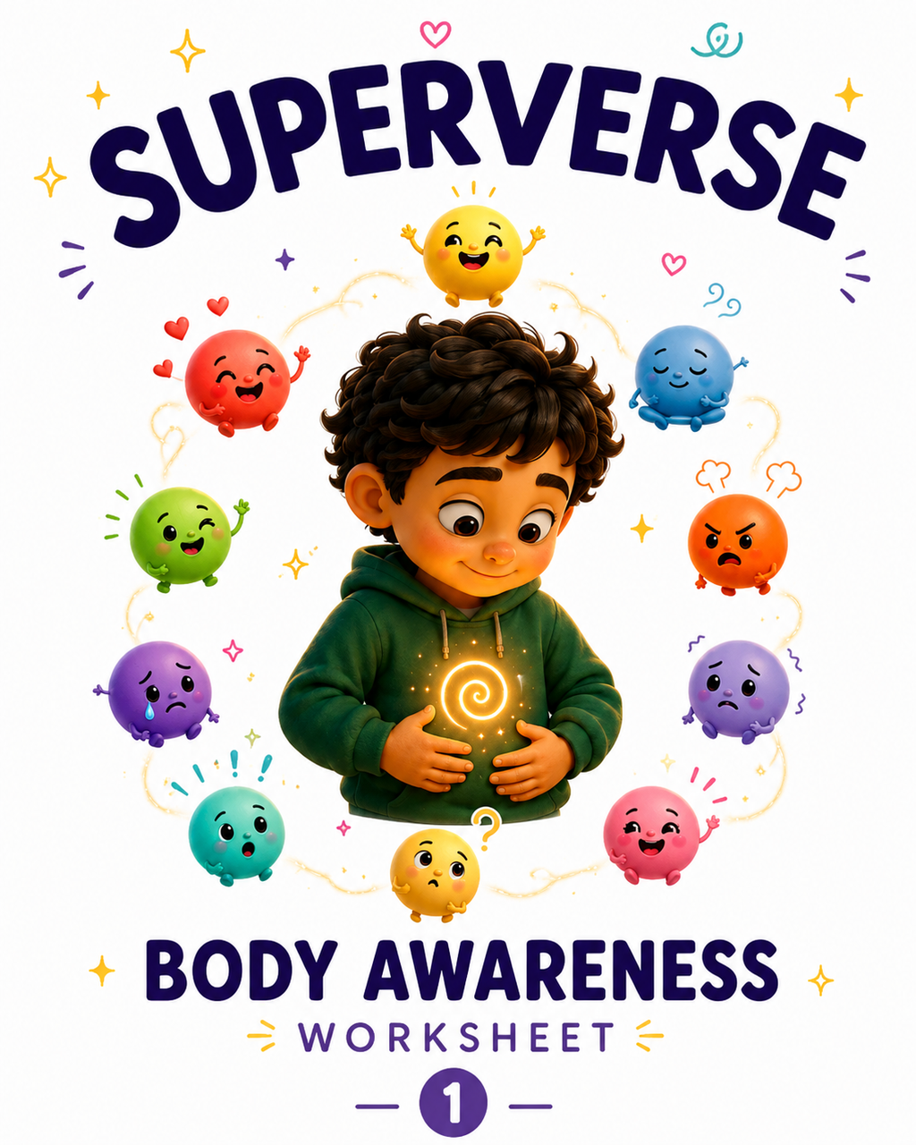 Fun FREE Printable Body Awareness Coloring Worksheet